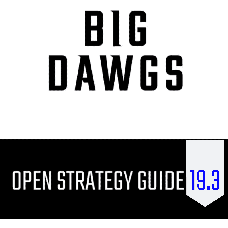 Open Strategy Guide: 19.3