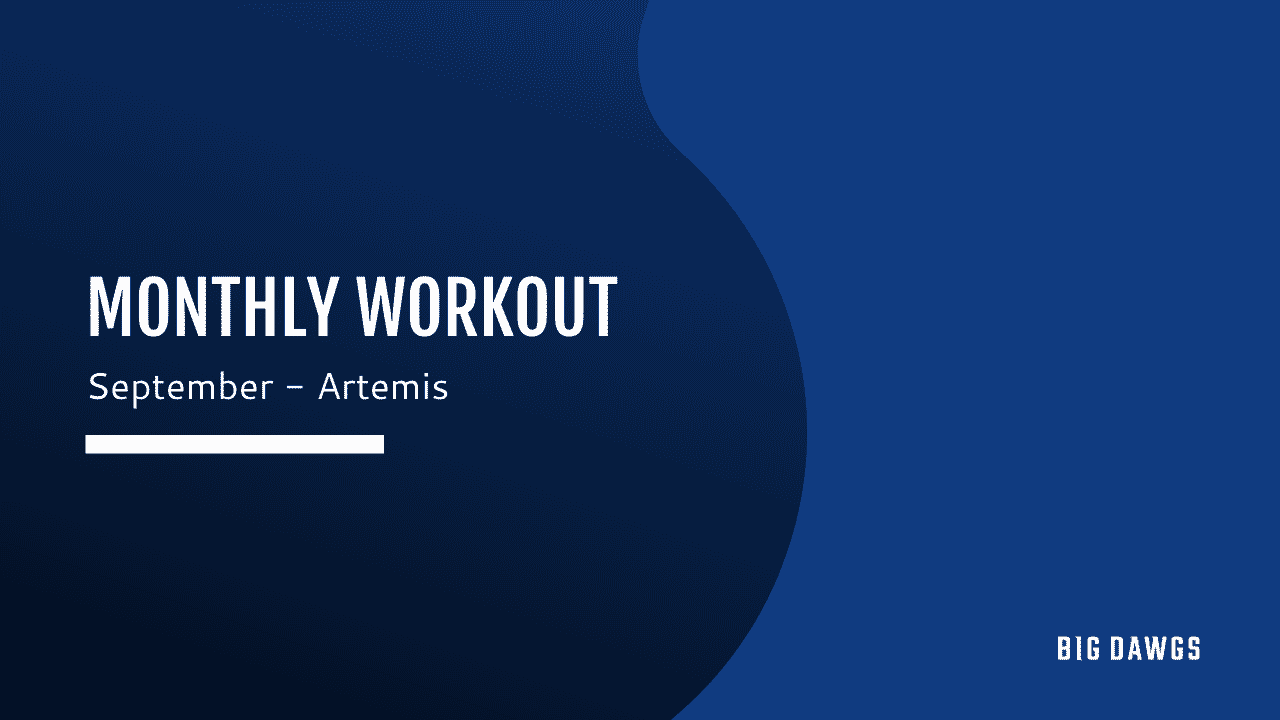 September 2020 Monthly Workout