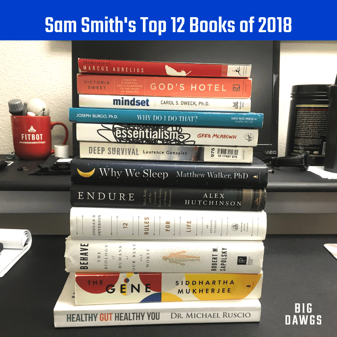 Sam Smith's Top 12 books from 2018 