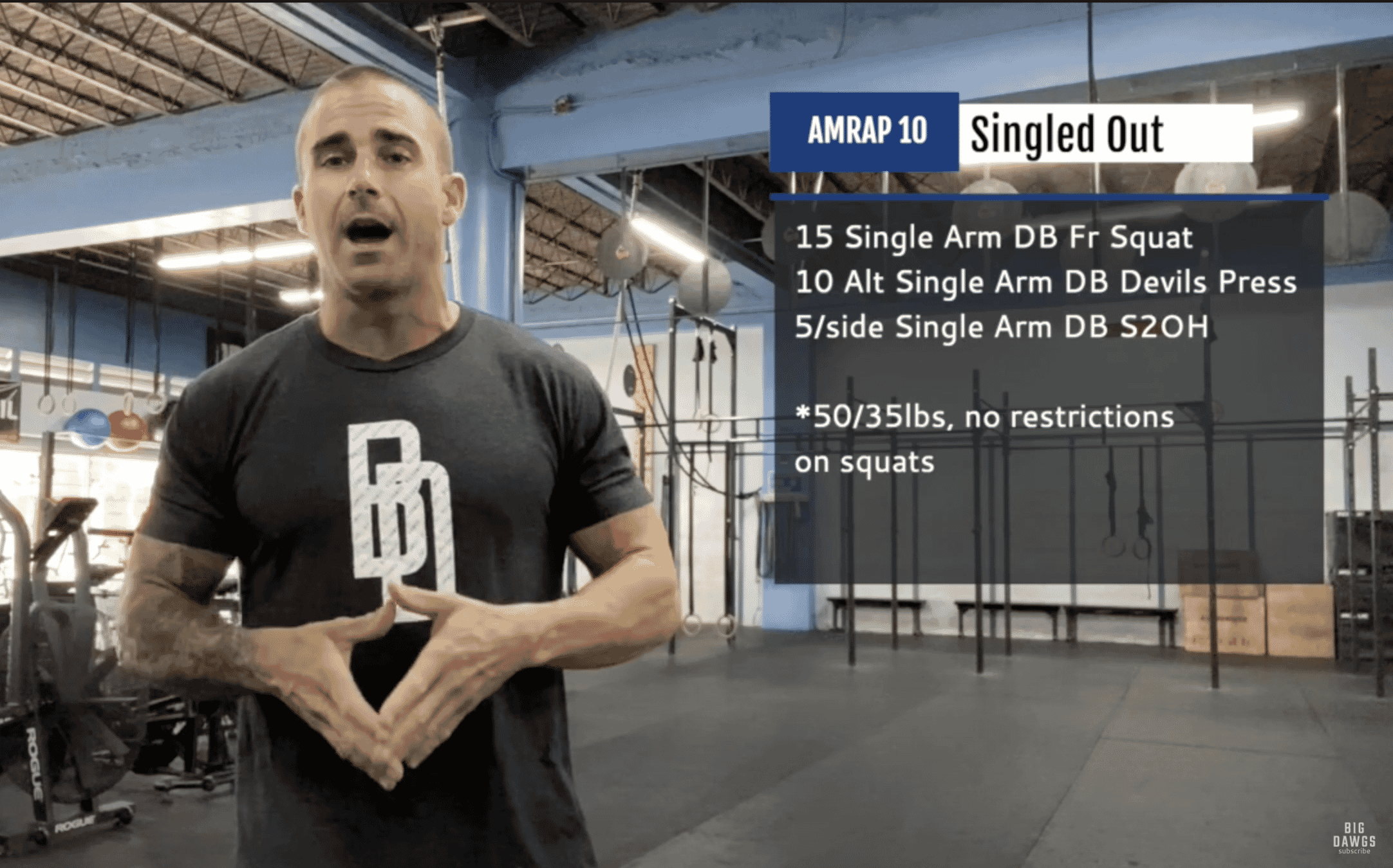 February Monthly Workout- "Singled Out"